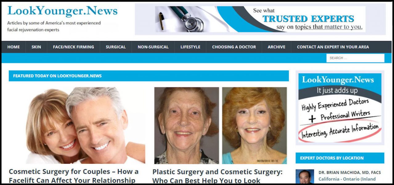 content marketing, facial plastic surgeons, dermatologist